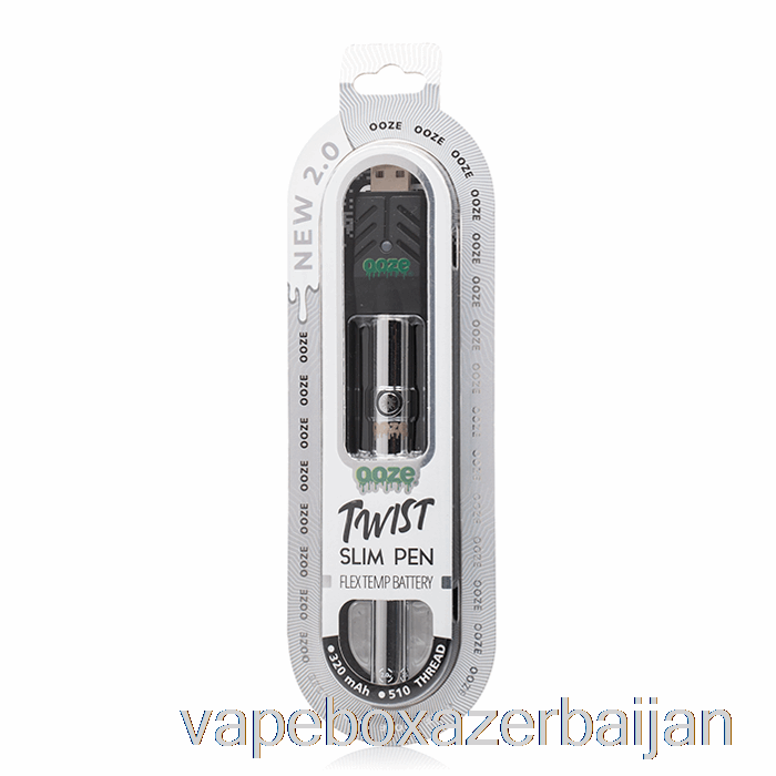 Vape Smoke Ooze Slim Twist Pen 2.0 Flex Temp Battery Cosmic Chrome